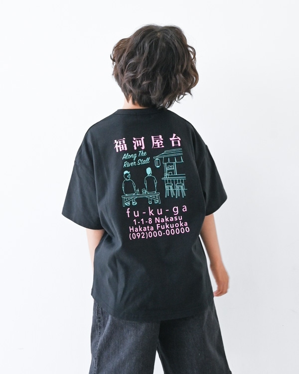 【フォブ】屋台 Tシャツ / チャコールグレー  
