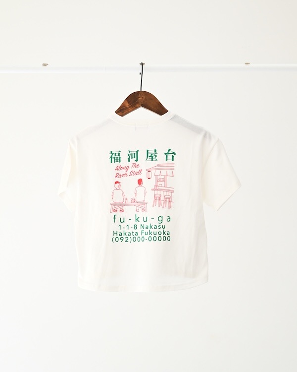 【フォブ】屋台 Tシャツ / チャコールグレー  