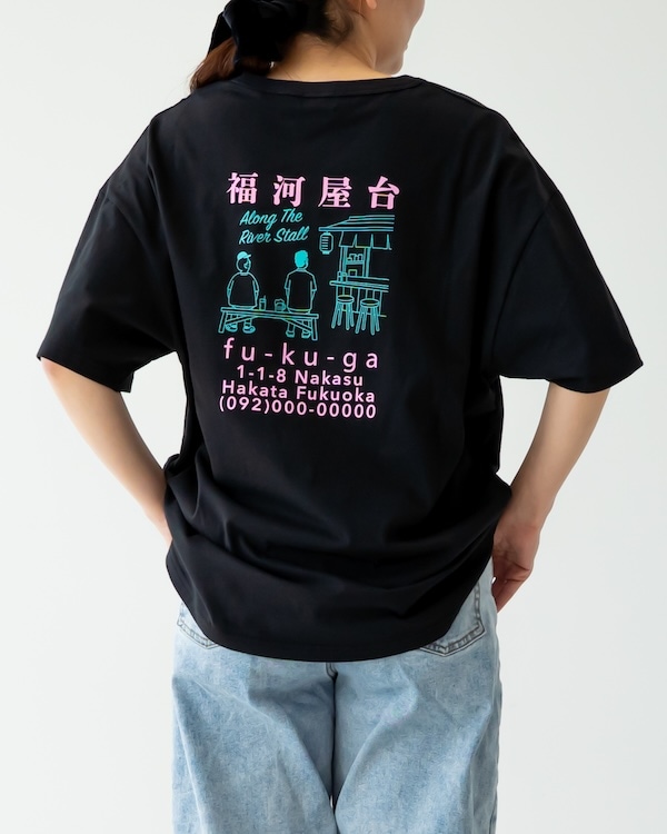 【フォブ】屋台 Tシャツ / ブラック  