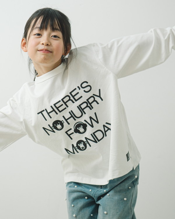 【ジーンズベー】THERE’S ロングTシャツ / オフホワイト 