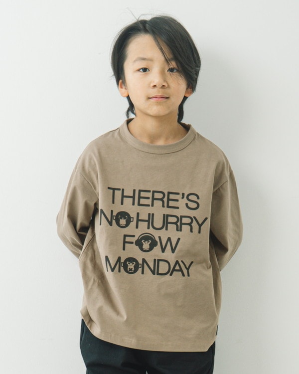 【ジーンズベー】THERE’S ロングTシャツ / ベージュ