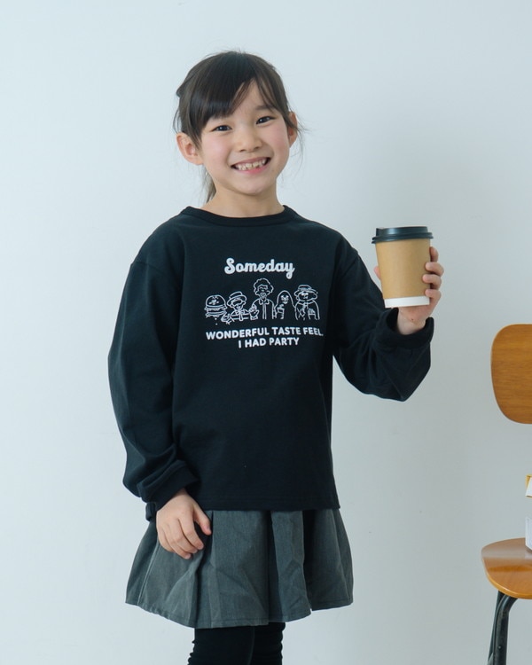 【セカンド】someday ロングTシャツ / ブラック  