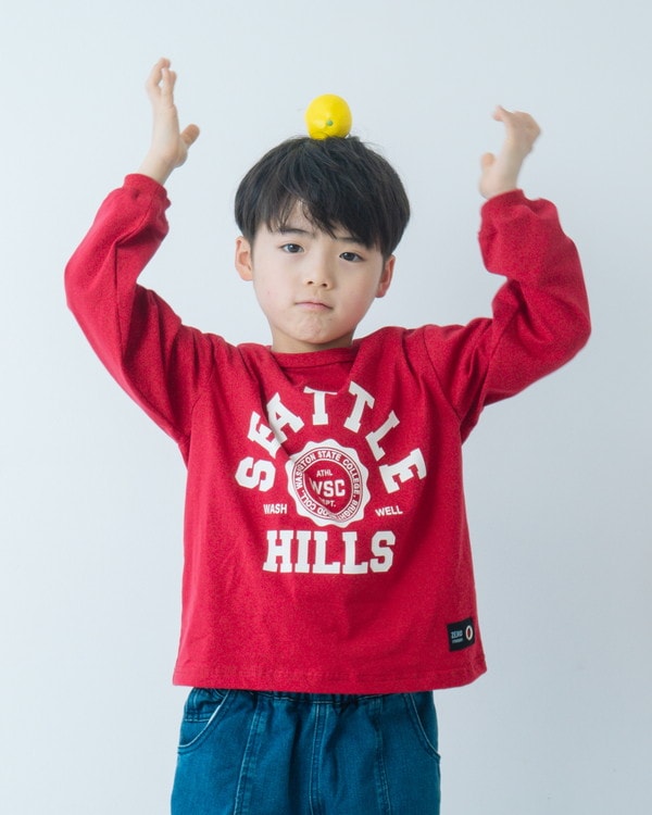 【ゼロスタンダード】SEATTEL ロングTシャツ / チャコールグレー 