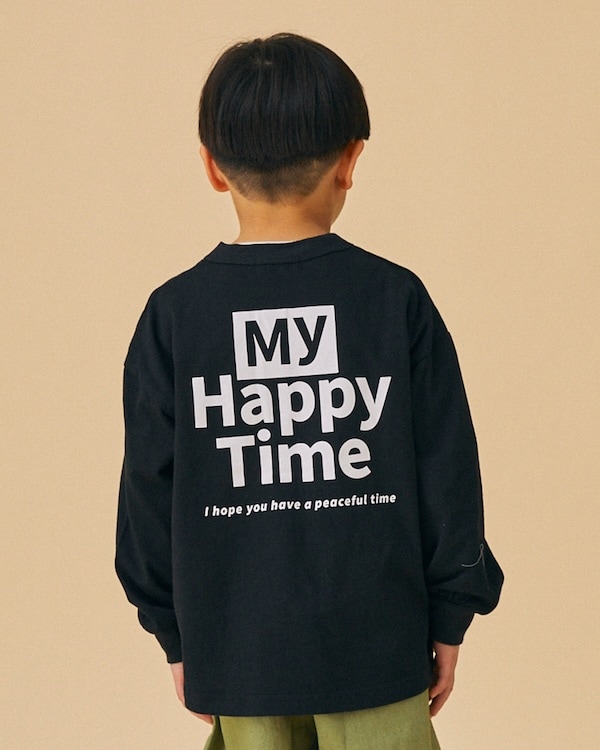 【フォブ】Happy Time L/S Tシャツ / ブラック