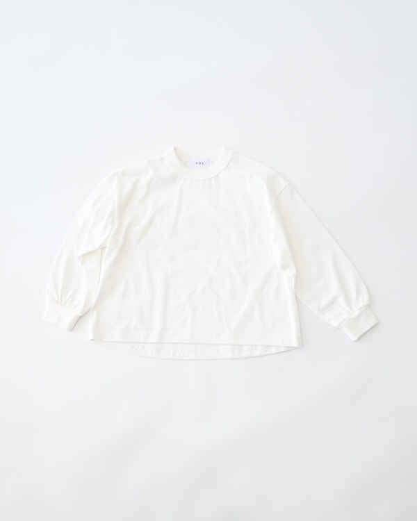 【フォブ】PLAIN L/S Tシャツ / ホワイト 