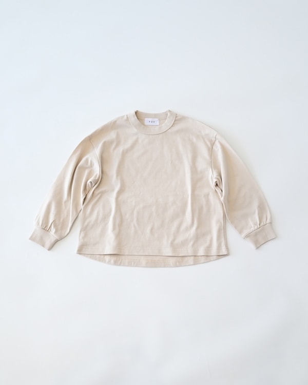 【フォブ】PLAIN L/S Tシャツ / サンド 