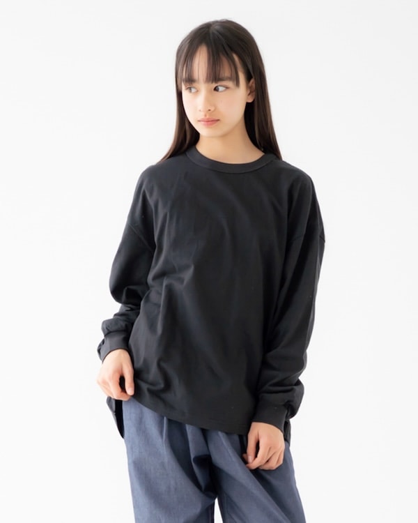 【フォブ】PLAIN L/S Tシャツ / ブラック