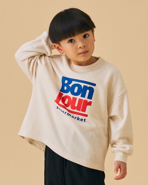 【フォブ】Bon Jourトレーナー / アイボリー