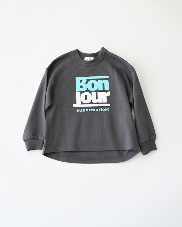 【フォブ】Bon Jourトレーナー / チャコールグレー