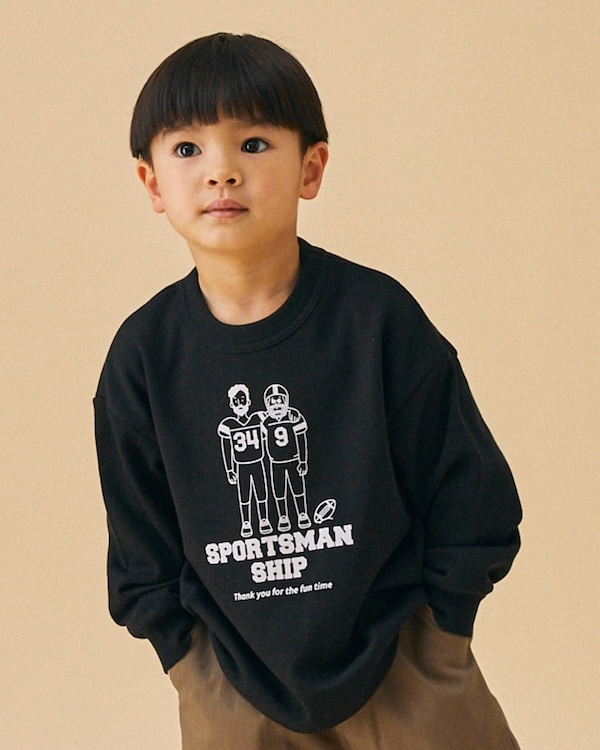 【フォブ】SPORTSMAN SHIPトレーナー / ブラック