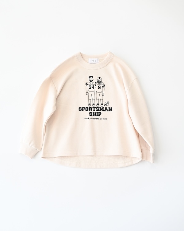 【フォブ】SPORTSMAN SHIPトレーナー / アイボリー