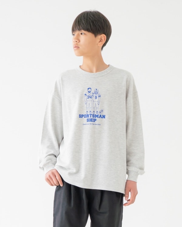 【フォブ】SPORTSMAN SHIPトレーナー / 杢グレー