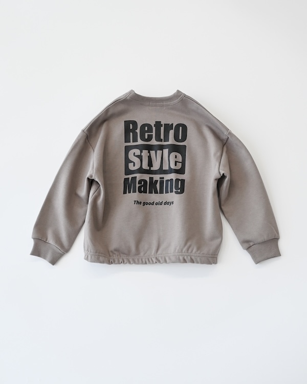 【フォブ】Retro Styleトレーナー / アッシュグレー