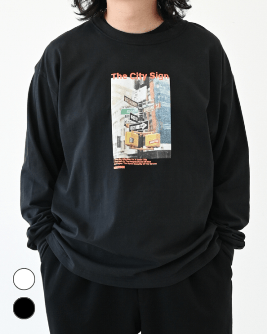 【ジェネレーター】B/S City Sign L/S Tシャツ