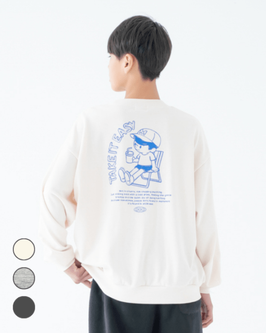 【シージーシー】TAKE IT EASYトレーナー (９月下旬頃入荷予定)