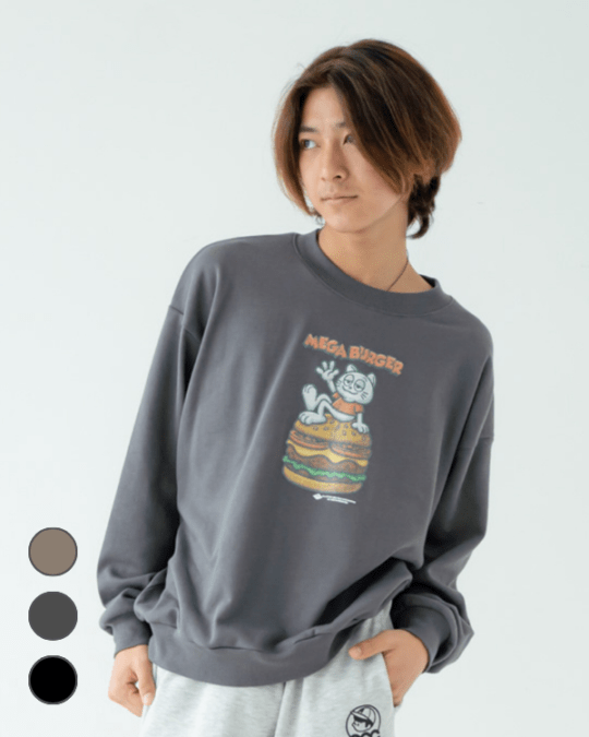 【シージーシー】MEGA BURGERトレーナー (９月下旬頃入荷予定)
