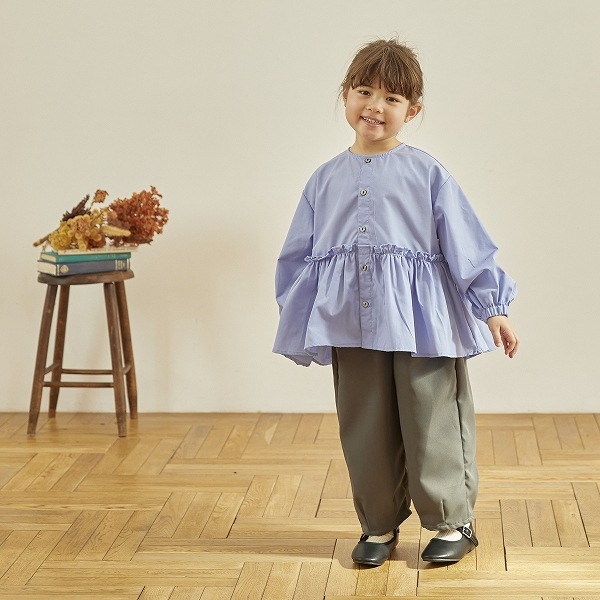 【25FW】タックバレルパンツ / チャコールグレー