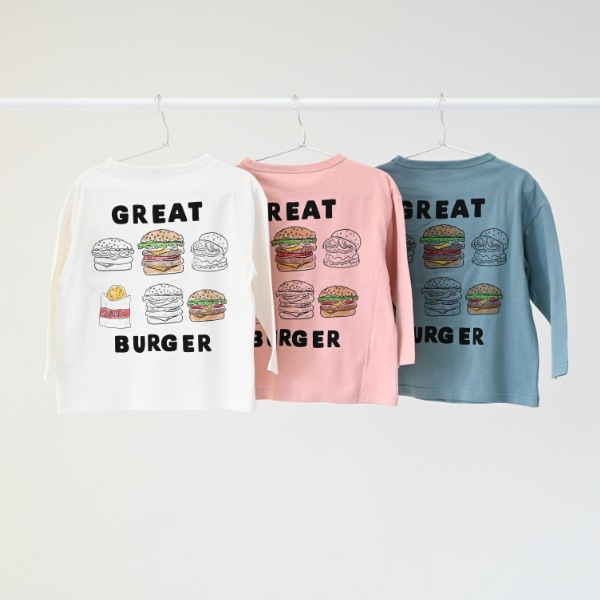 【25FW】ポテトポケット ロングＴシャツ / ピンク