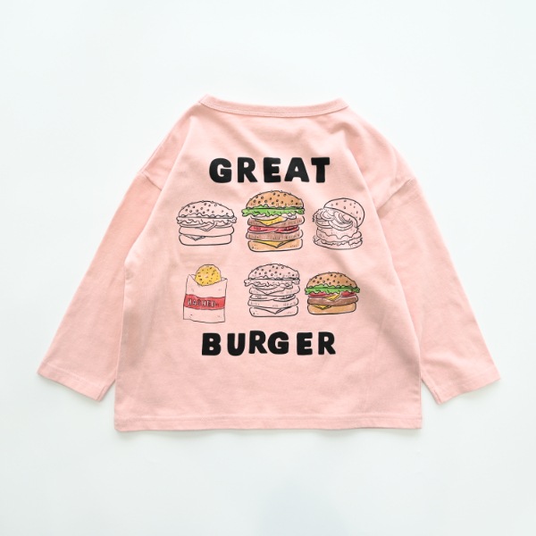 【25FW】ポテトポケット ロングＴシャツ / ピンク