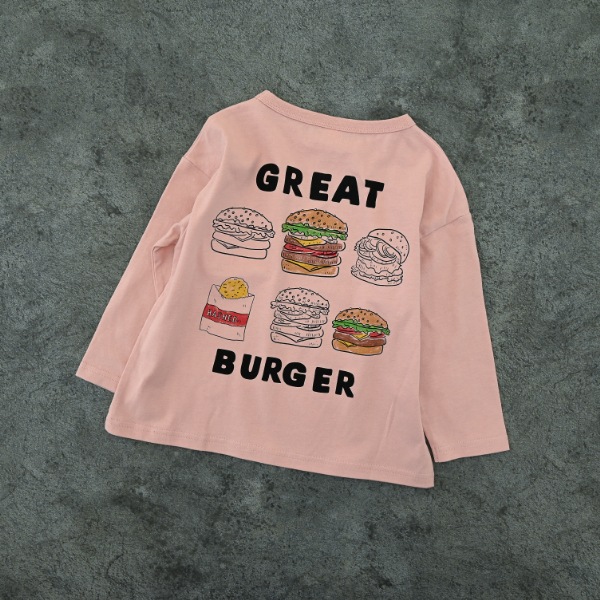 【25FW】ポテトポケット ロングＴシャツ / ピンク