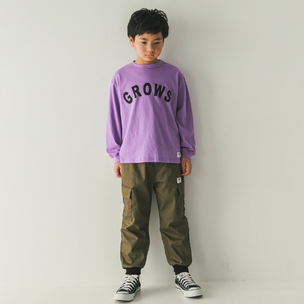 【25FW】GROWS ロングＴシャツ / パープル