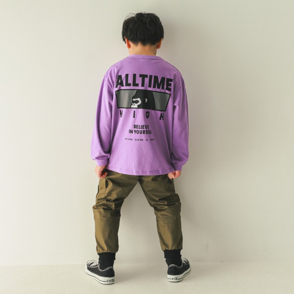 【25FW】GROWS ロングＴシャツ / パープル