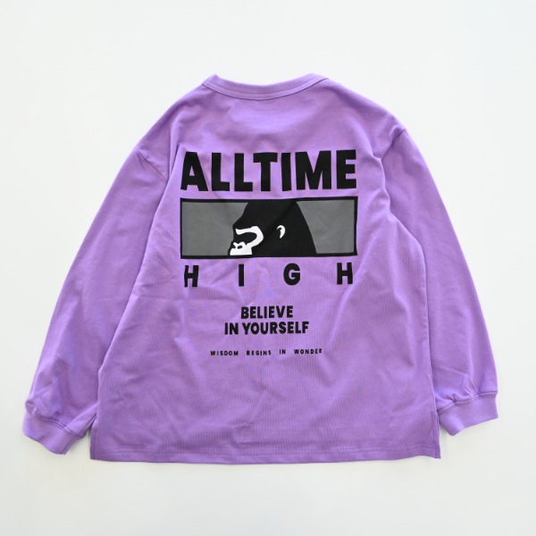 【25FW】GROWS ロングＴシャツ / パープル