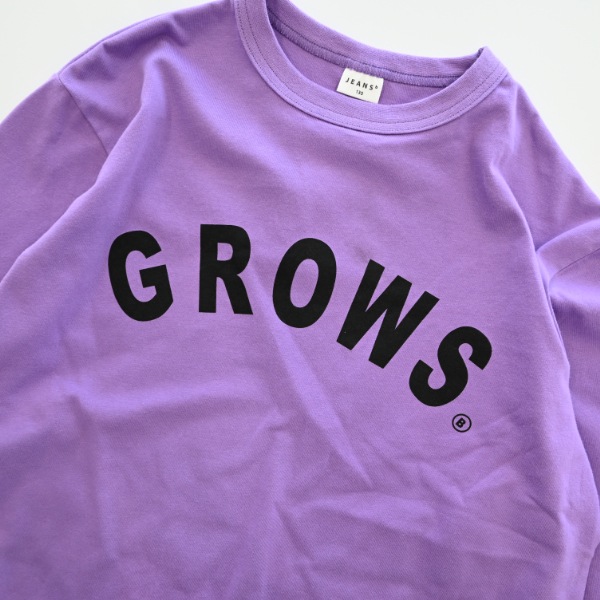 【25FW】GROWS ロングＴシャツ / パープル