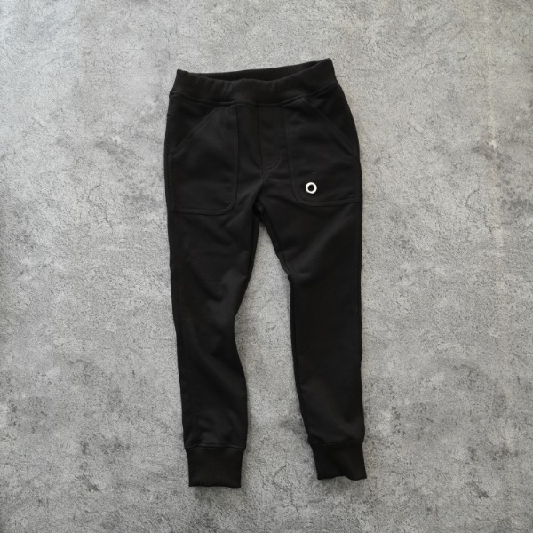 【25FW】スウェット リブロングパンツ / ブラック