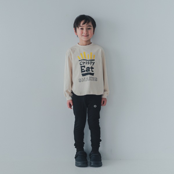 【25FW】スウェット リブロングパンツ / ブラック