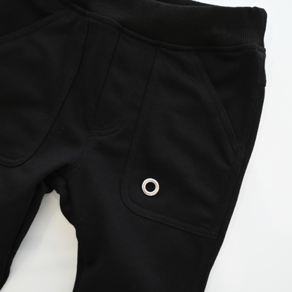 【25FW】スウェット リブロングパンツ / ブラック