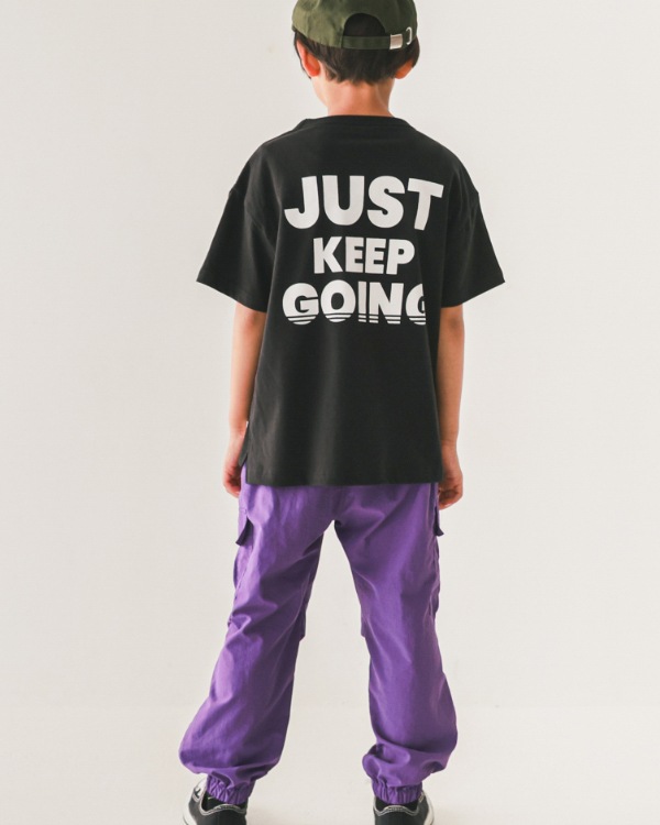 【26PS】カーゴナイロンロングパンツ / パープル