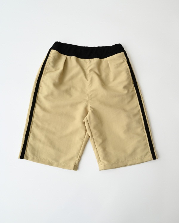 【26PS】ラインハーフパンツ / ベージュ