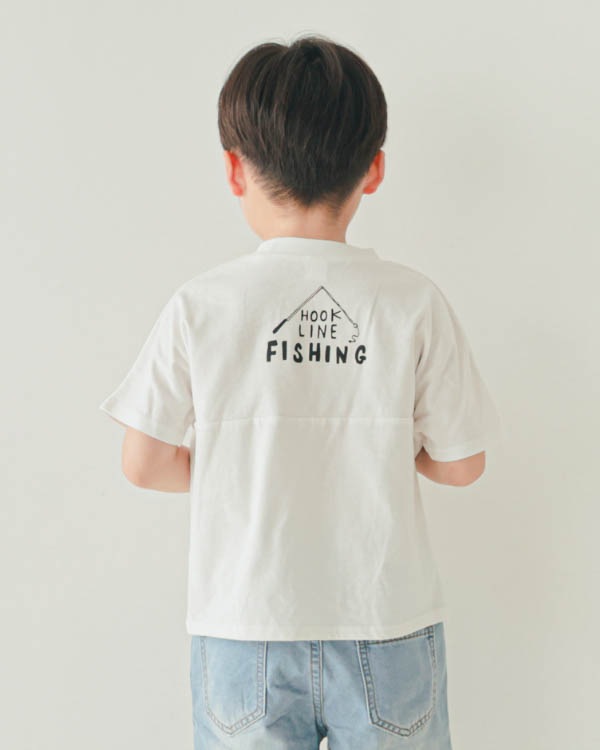 【ニコフラート】たちうお Tシャツ / オフホワイト