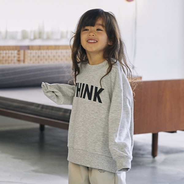 【25FW】THINK トレーナー / 杢グレー