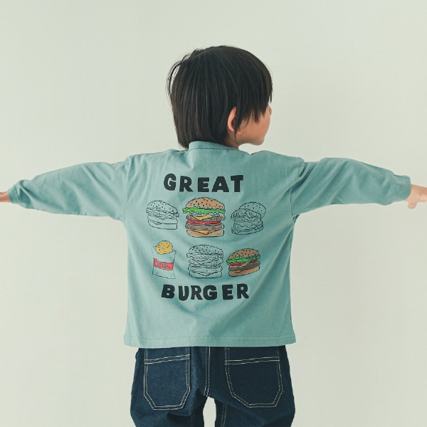 【25FW】ポテトポケット ロングＴシャツ / ブルー