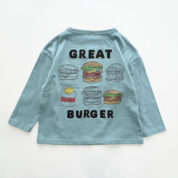 【25FW】ポテトポケット ロングＴシャツ / ブルー