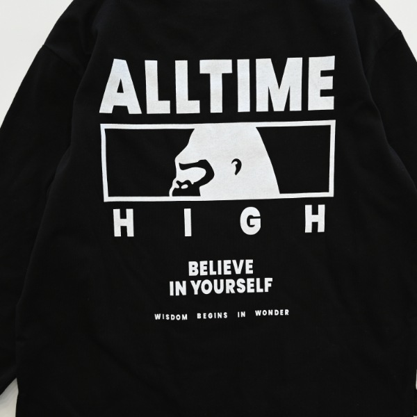 【25FW】GROWS ロングＴシャツ / ブラック