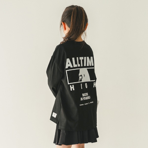 【25FW】GROWS ロングＴシャツ / ブラック