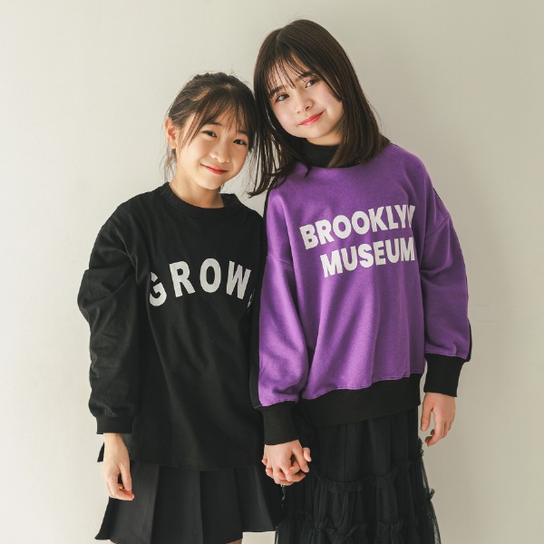 【25FW】GROWS ロングＴシャツ / ブラック