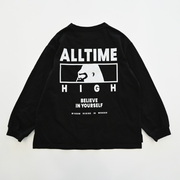 【25FW】GROWS ロングＴシャツ / ブラック