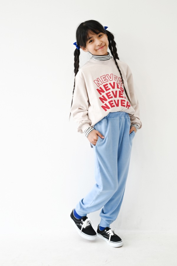 【定番】ノンストレス ロングパンツ