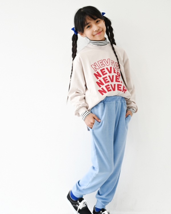 【定番】ノンストレス ロングパンツ