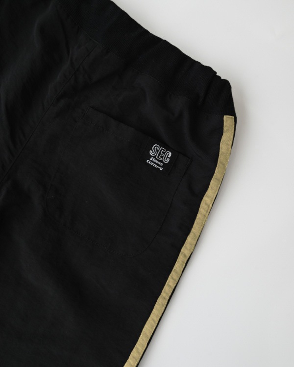 【26PS】ラインハーフパンツ / ブラック