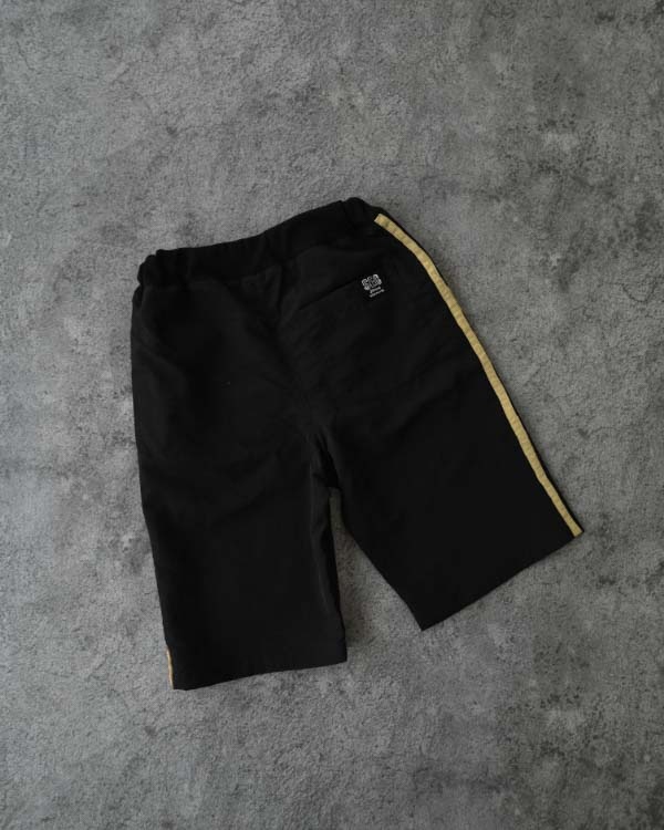 【26PS】ラインハーフパンツ / ブラック