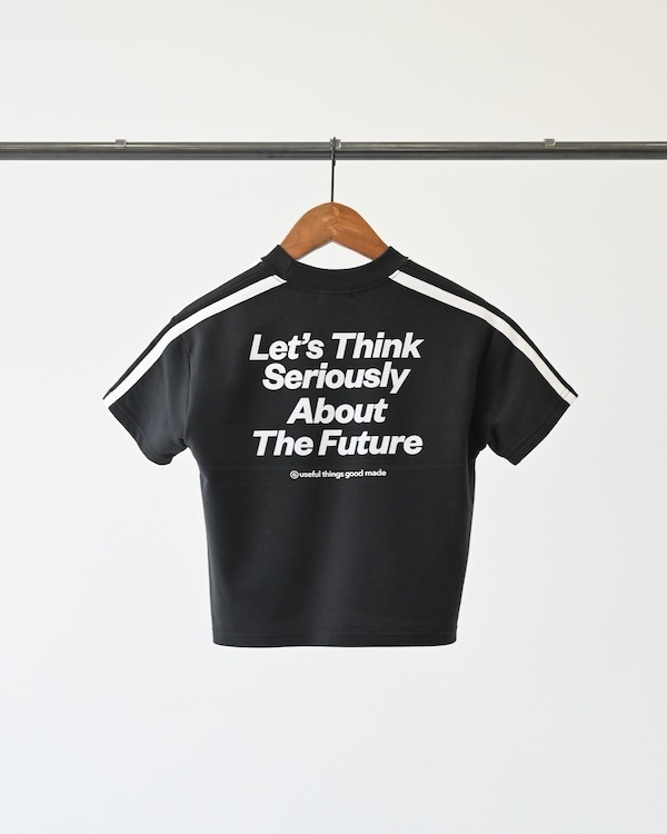 【ジェネレーター】Think About 袖ラインプルオーバー / ブラック