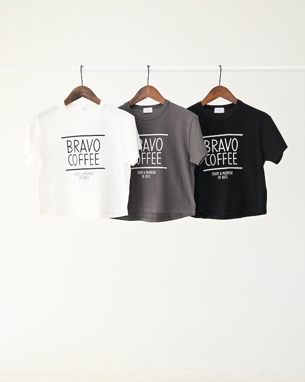 【フォブ】BRAVO Tシャツ / チャコールグレー  