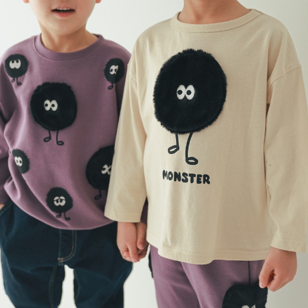 【25FW】モンスター ロングＴシャツ / アイボリー