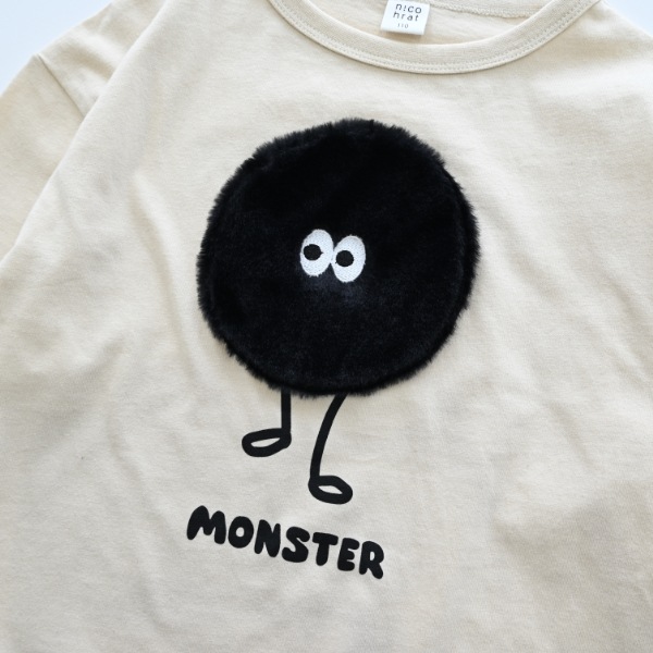 【25FW】モンスター ロングＴシャツ / アイボリー