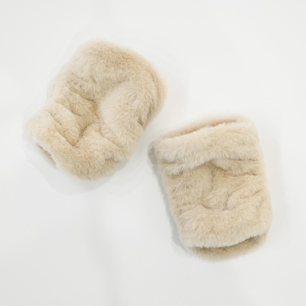 【25FW】ファー アームウォーマー / アイボリー